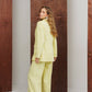 Single-Breasted Wide-Leg Suit 2-Piece