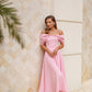Off-The-Shoulder Midi Dress