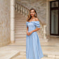 Off-The-Shoulder Midi Dress