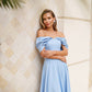 Off-The-Shoulder Midi Dress