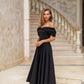 Off-The-Shoulder Midi Dress