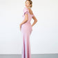 Satin Puff Sleeve Maxi Dress