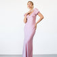Satin Puff Sleeve Maxi Dress