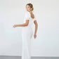 Satin Puff Sleeve Maxi Dress