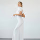 Satin Puff Sleeve Maxi Dress
