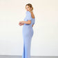 Satin Puff Sleeve Maxi Dress