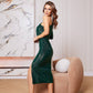 One-Shoulder Midi Dress