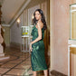 One-Shoulder Midi Dress