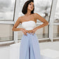 High Waist Slit Cuff Сulottes