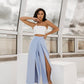High Waist Slit Cuff Сulottes