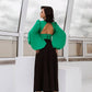 High Waist Slit Cuff Сulottes