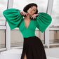 High Waist Slit Cuff Сulottes