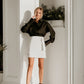 White Mini Skirt