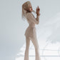 2-Piece Formal Pantsuit With Deep V Jacket