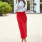High Waist Pencil Skirt