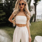 Alexa Formal Crop Top