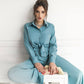 Shirt & High Waist Pants 2-Piece Set