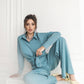 Shirt & High Waist Pants 2-Piece Set