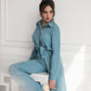 Shirt & High Waist Pants 2-Piece Set