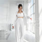 Shirt & High Waist Pants 2-Piece Set
