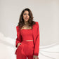 Belted Wide-Leg Suit 3-Piece
