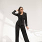 Belted Wide-Leg Suit 3-Piece