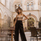 High Waisted Regular Fit Pants