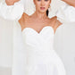 Corseted Strapless Top & High Waisted Regular Fit Pants 2-Piece Set