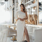 One-Shoulder Satin Midi Dress