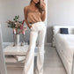 Waist Fitted Flared Pants