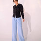 Puff Sleeve Collared Blouse