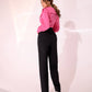 Puff Sleeve Collared Blouse