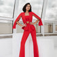 Slit Sleeve Suit 2-Piece