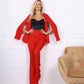 Slit Sleeve Suit 2-Piece