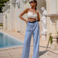High Waisted Regular Fit Pants