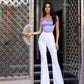 Waist Fitted Flared Pants