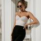 Satin Sweetheart Crop Top