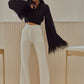 Waist Fitted Flared Pants