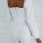 Sweetheart Top & Flared Pants 2-Piece Set