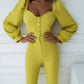 Sweetheart Top & Flared Pants 2-Piece Set