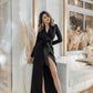 Wrap Long Sleeve Maxi Dress