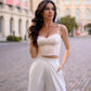 Satin Strappy Sweetheart Top