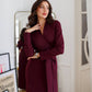 Wrap Long Sleeve Maxi Dress