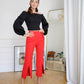 High Waist Pocketed Сulottes Pants