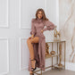Silk Long Sleeve Maxi Dress