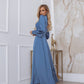 Silk Long Sleeve Maxi Dress
