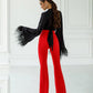High Waist Flared Pants