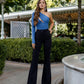 Waist Fitted Flared Pants