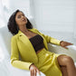 Crop Jacket Skirt Suit 2- Piece