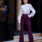 Waist Fitted Flared Pants